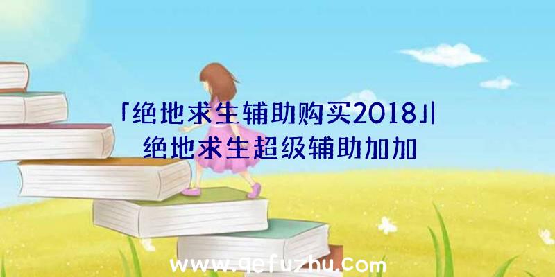 「绝地求生辅助购买2018」|绝地求生超级辅助加加